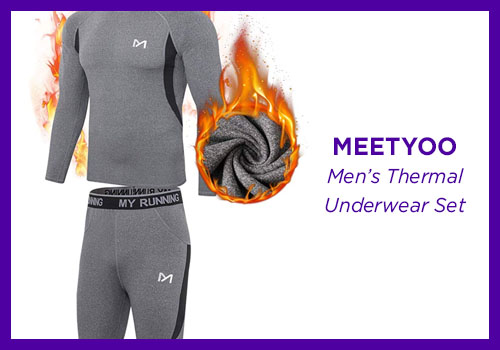 MEETYOO Men’s Thermal Underwear Set